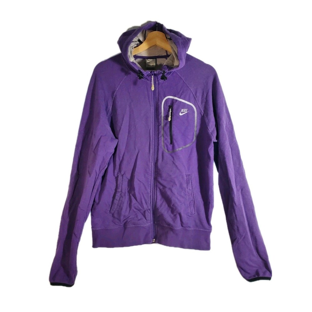 Nike Sportswear‎ Purple Zip Hoodie S Y2K Sporty